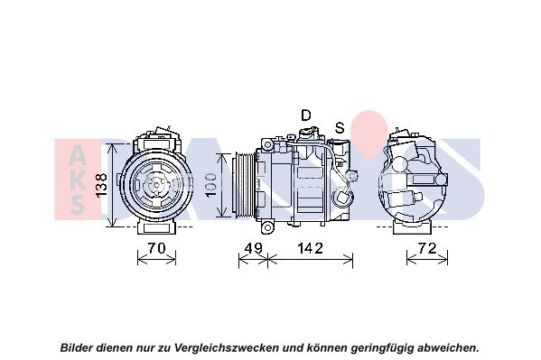 AKS DASIS Kompressori, ilmastointilaite 852711N